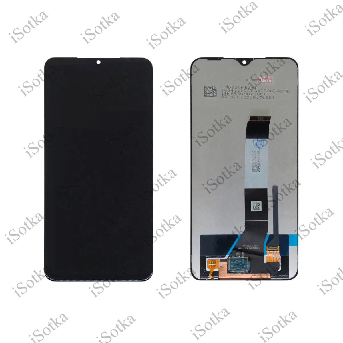 Дисплей для Xiaomi Poco M3 Redmi 9t тачскрин черный OEM-0