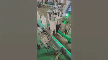 Adhesive label sticker round bottle automatic labeling machine