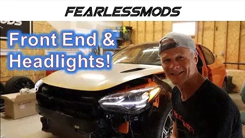Kia Stinger GTS Ep. 9: Front end assembly, wiring and headlights!