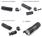 Mactronic Фонарь ультрафиолетовый OEM 623 алюминий 9 LED фонарики