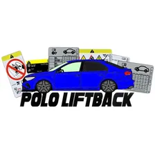 OEM наклейка polo liftback