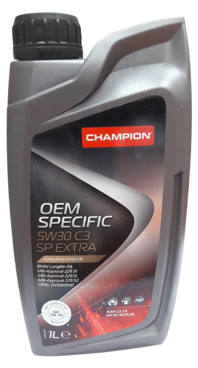 1049361 CHAMPION Масло Champion 5w30 OEM Specific C3 SP Extra (1л)