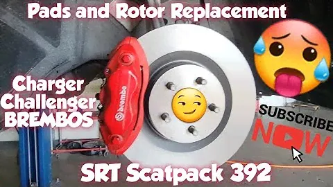 How to: Replace Front Brembo Brakes & Rotors 2018 Dodge Charger Scatpack SRT 392