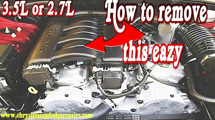 P1004 Plenum Remove easily. 3.5 2.7 Dodge Charger Magnum 300 engine