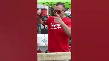 7/16ths Impact Driver from MILWAUKEE TOOL - HUGE AUGER BIT DEMONSTRATION!