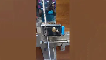 New electronic lock installation with remote kit on a steel door with computerised keys